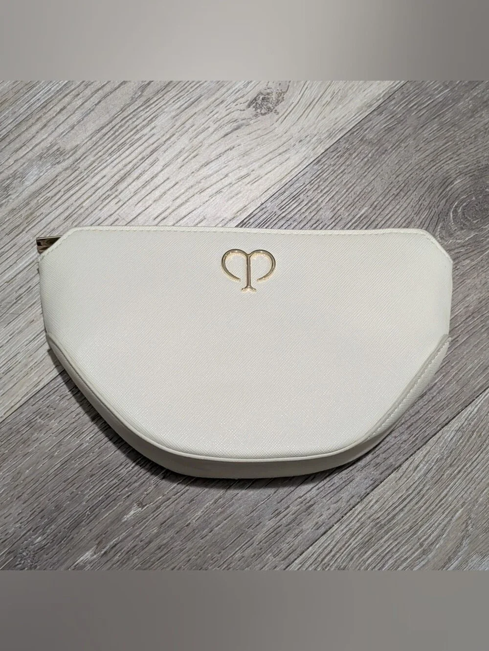 New Cle de Peau Cosmetics Bag Pouch Clutch Gold Monogram Price is firm